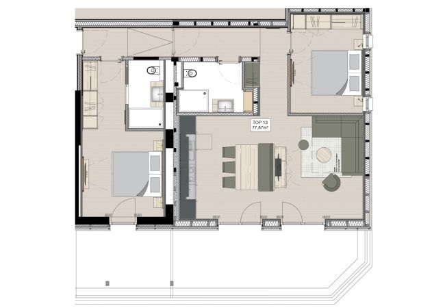 Aparthotel in Gaschurn - Apartment Madrisella 13