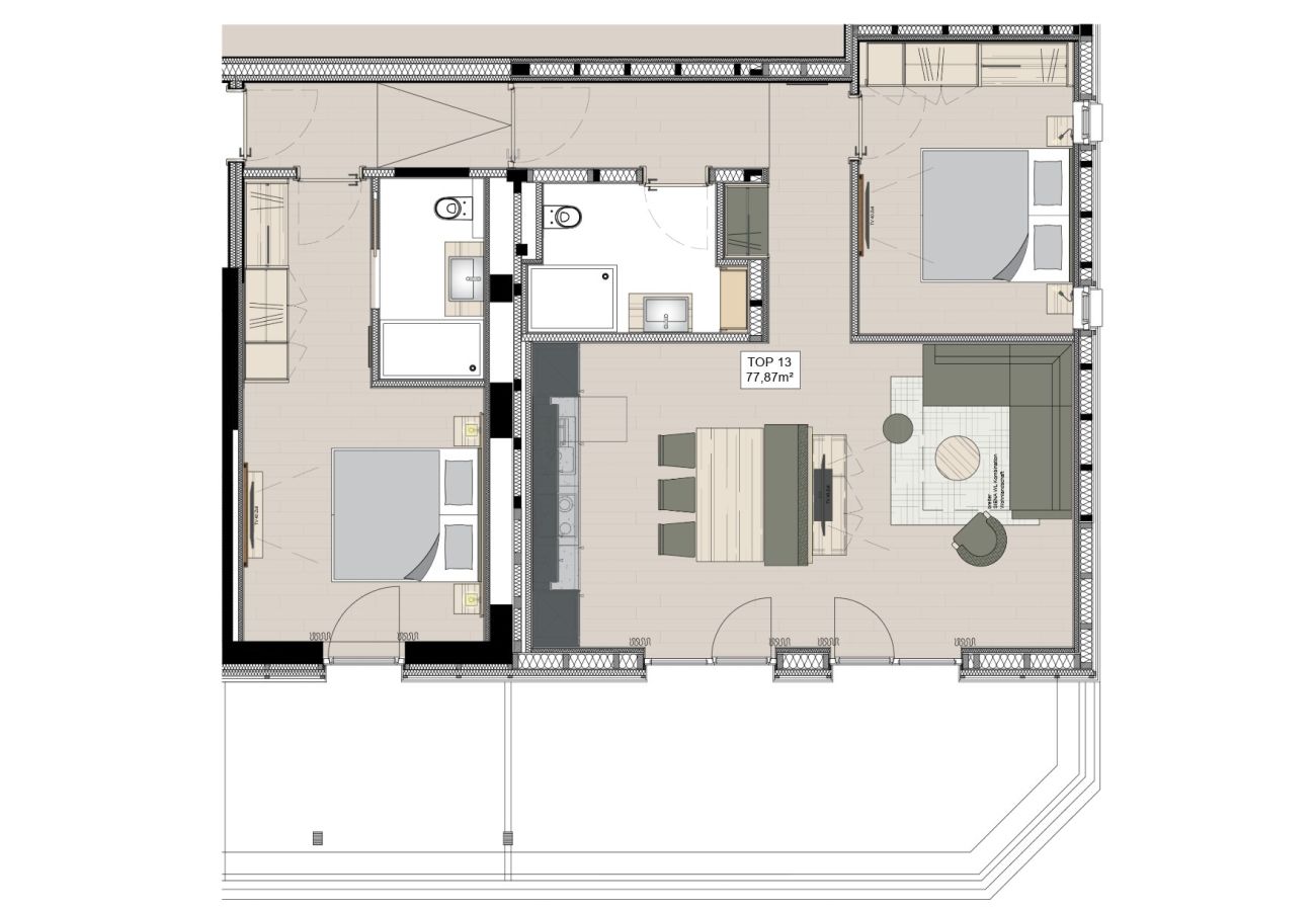 Aparthotel in Gaschurn - Apartment Madrisella 13