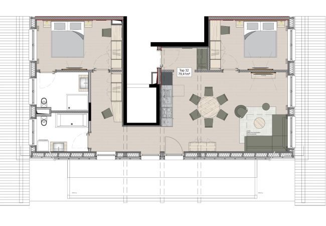Aparthotel in Gaschurn - Apartment Zamangspitze 32