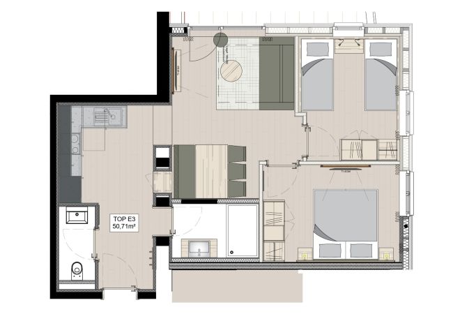 Aparthotel in Gaschurn - Apartment Rovina E3